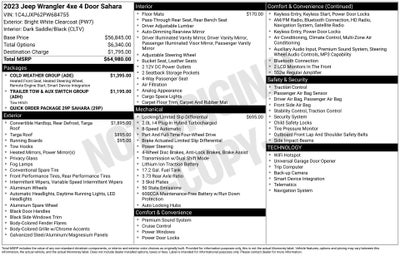 2023 Jeep Wrangler 4xe Sahara 4x4