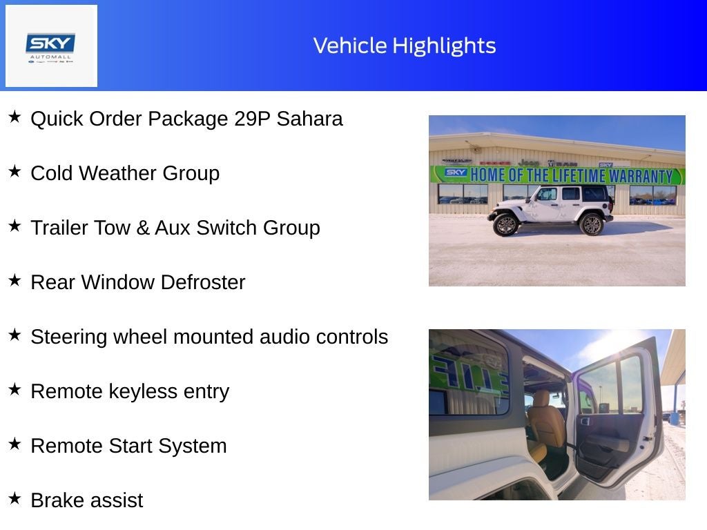 2023 Jeep Wrangler 4xe Sahara 4x4