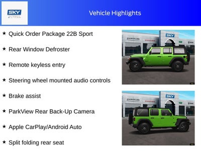 2025 Jeep Wrangler WRANGLER 4-DOOR SPORT