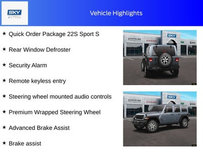 2025 Jeep Wrangler WRANGLER 4-DOOR SPORT S