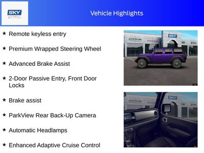 2026 Jeep Wrangler WRANGLER 4-DOOR SPORT S