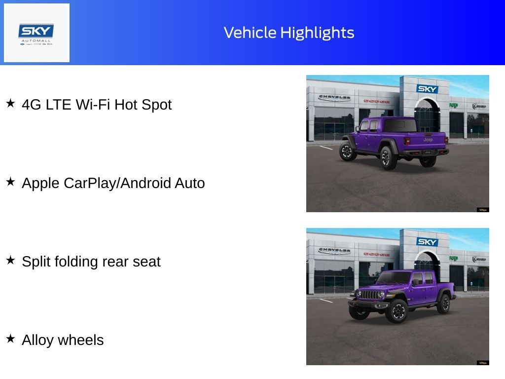 2026 Jeep Gladiator GLADIATOR RUBICON 4X4