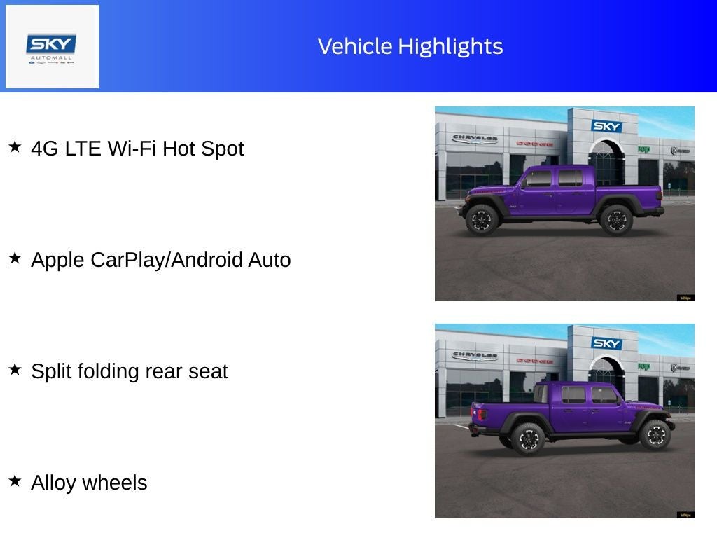 2026 Jeep Gladiator GLADIATOR RUBICON 4X4