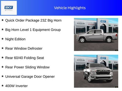 2025 RAM Ram 1500 RAM 1500 BIG HORN CREW CAB 4X4 5'7' BOX