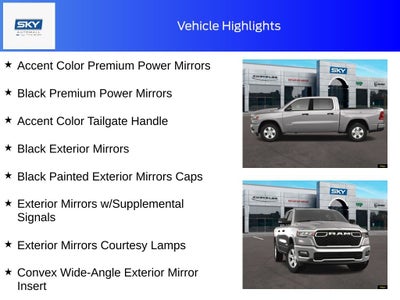 2025 RAM Ram 1500 RAM 1500 BIG HORN CREW CAB 4X4 5'7' BOX