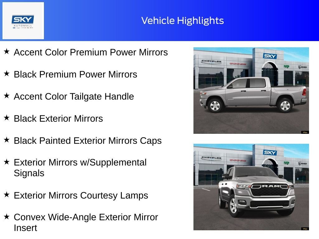 2025 RAM Ram 1500 RAM 1500 BIG HORN CREW CAB 4X4 5'7' BOX