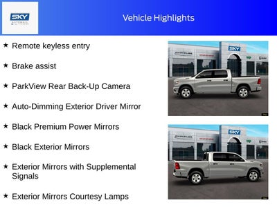 2026 RAM Ram 1500 RAM 1500 BIG HORN CREW CAB 4X4 5'7' BOX