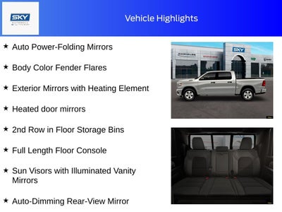 2026 RAM Ram 1500 RAM 1500 BIG HORN CREW CAB 4X4 5'7' BOX