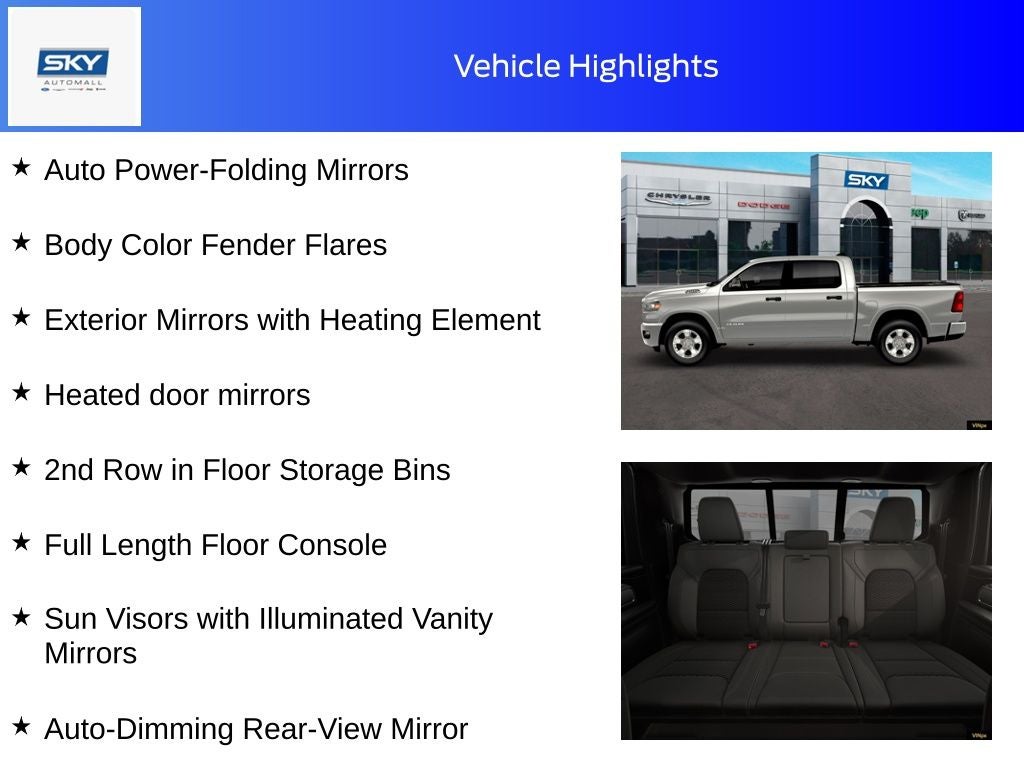 2026 RAM Ram 1500 RAM 1500 BIG HORN CREW CAB 4X4 5'7' BOX
