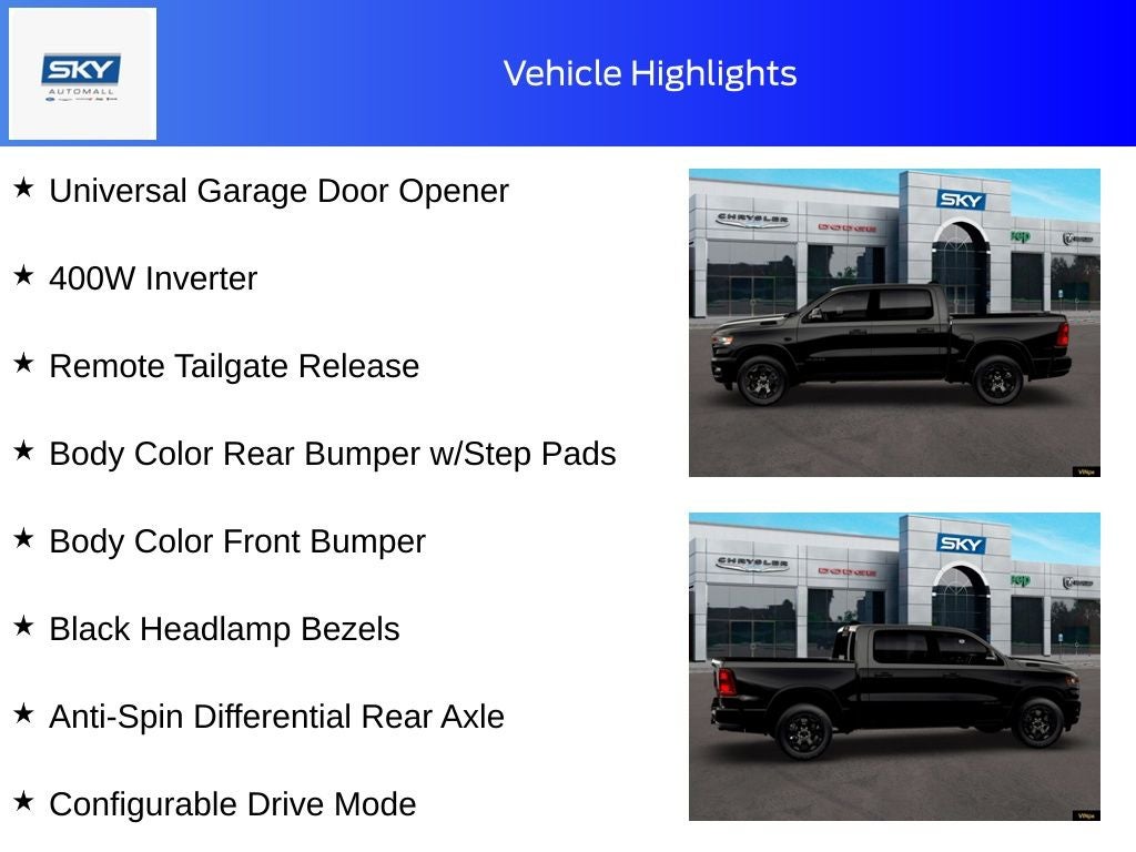 2026 RAM Ram 1500 RAM 1500 BIG HORN CREW CAB 4X4 5'7' BOX