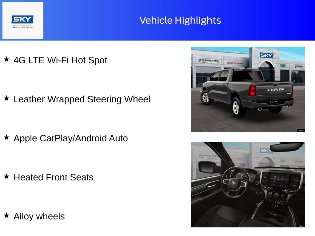 2026 RAM Ram 1500 RAM 1500 BIG HORN CREW CAB 4X4 5'7' BOX