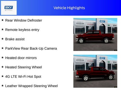 2026 RAM Ram 1500 RAM 1500 BIG HORN CREW CAB 4X4 5'7' BOX