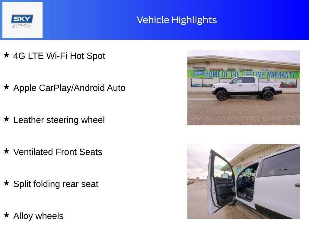 2026 RAM 1500 RAM 1500 REBEL CREW CAB 4X4 5'7' BOX