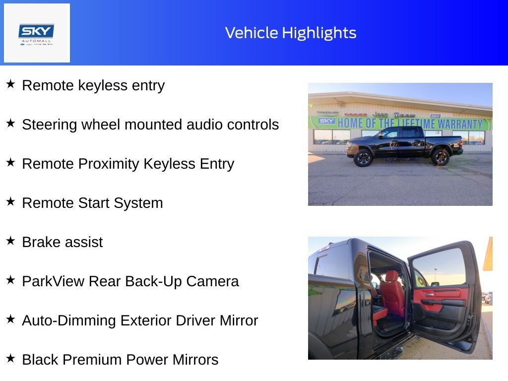 2021 RAM 1500 Rebel Crew Cab 4x4 5'7' Box