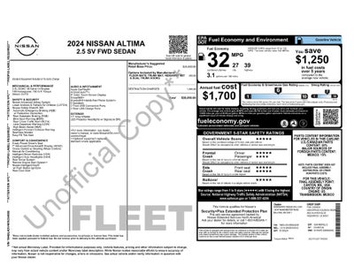 2024 Nissan Altima SV FWD