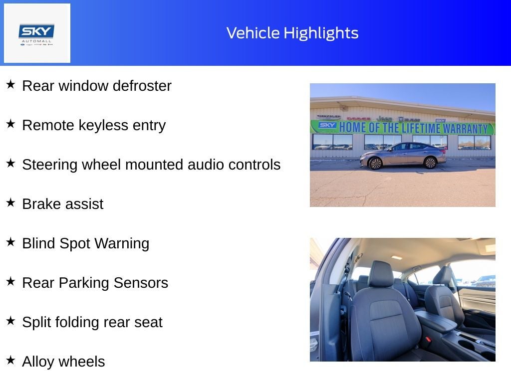 2025 Nissan Altima SV FWD
