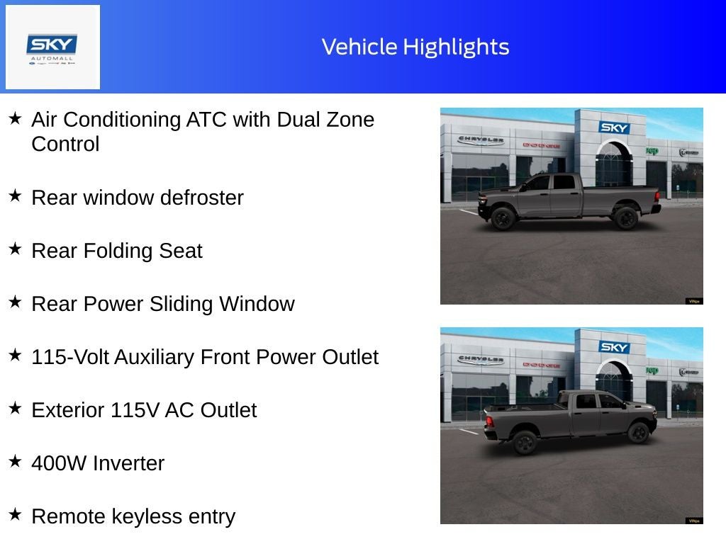 2026 RAM Ram 3500 RAM 3500 TRADESMAN CREW CAB 4X4 8' BOX