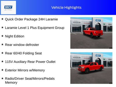 2026 RAM Ram 3500 RAM 3500 LARAMIE MEGA CAB 4X4 6'4' BOX