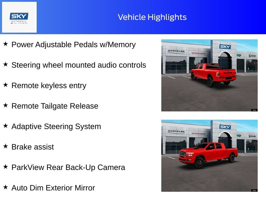 2026 RAM Ram 3500 RAM 3500 LARAMIE MEGA CAB 4X4 6'4' BOX