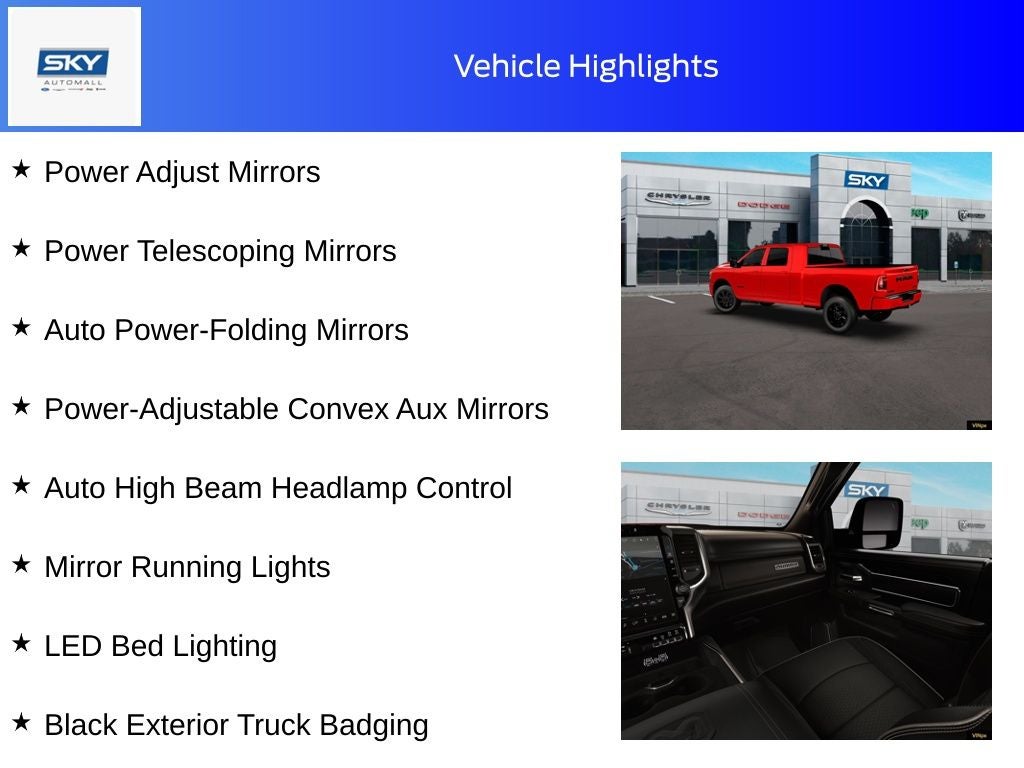 2026 RAM Ram 3500 RAM 3500 LARAMIE MEGA CAB 4X4 6'4' BOX