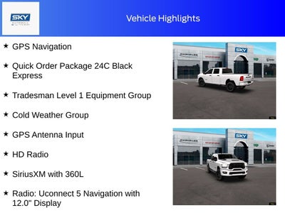 2026 RAM Ram 2500 RAM 2500 BLACK EXPRESS CREW CAB 4X4 6'4' BOX