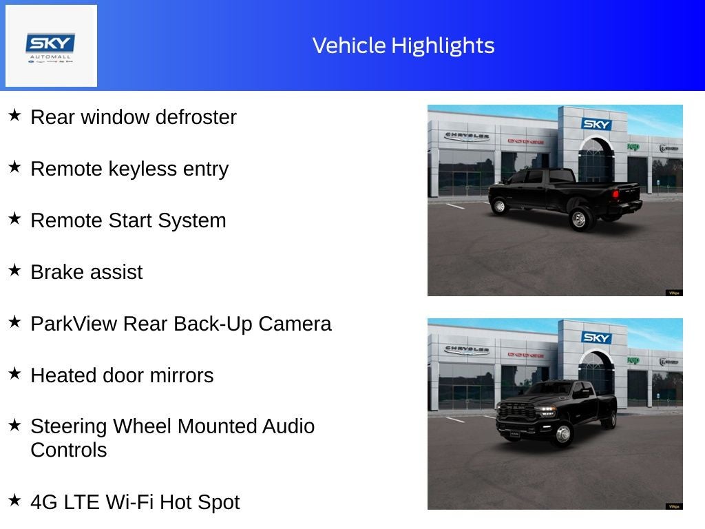 2026 RAM Ram 3500 RAM 3500 BIG HORN CREW CAB 4X4 8' BOX