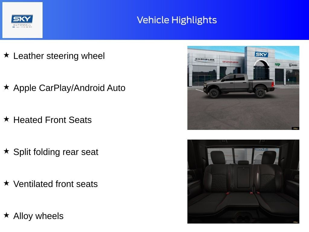 2026 RAM Ram 2500 RAM 2500 POWER WAGON CREW CAB 4X4 6'4' BOX