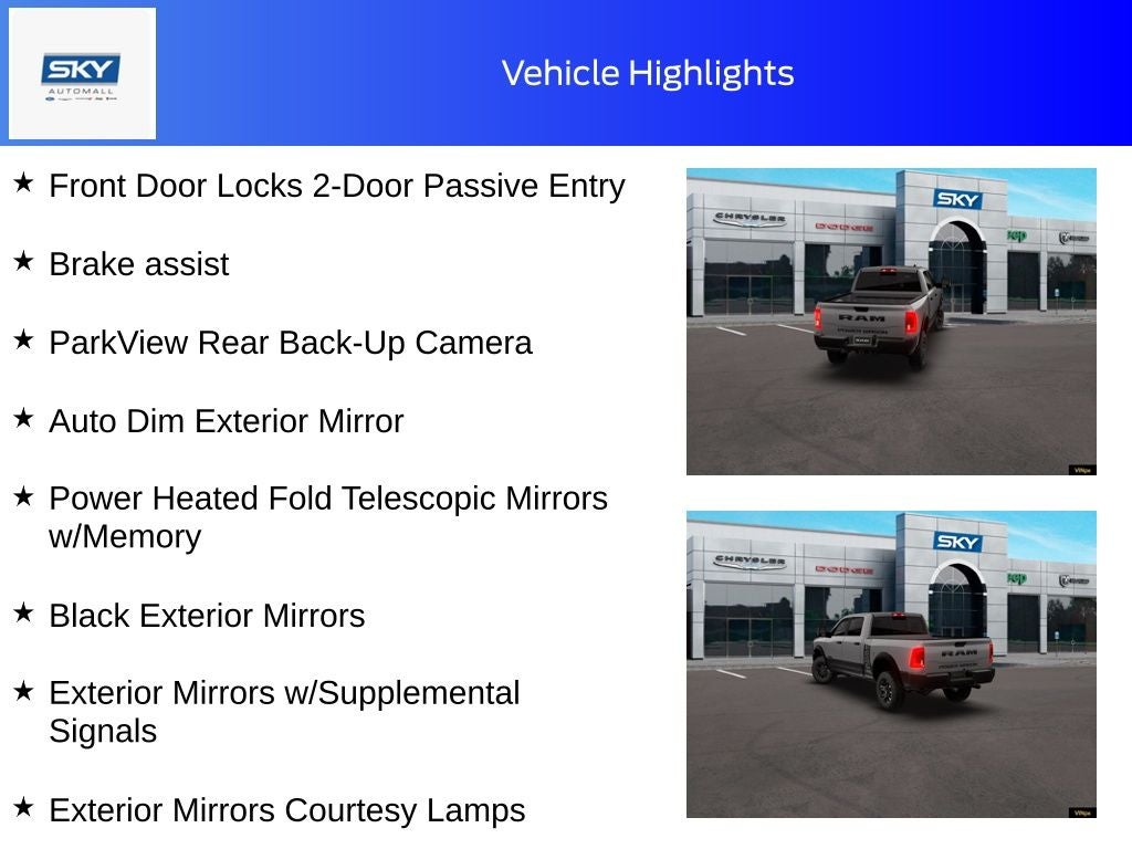 2026 RAM Ram 2500 RAM 2500 POWER WAGON CREW CAB 4X4 6'4' BOX