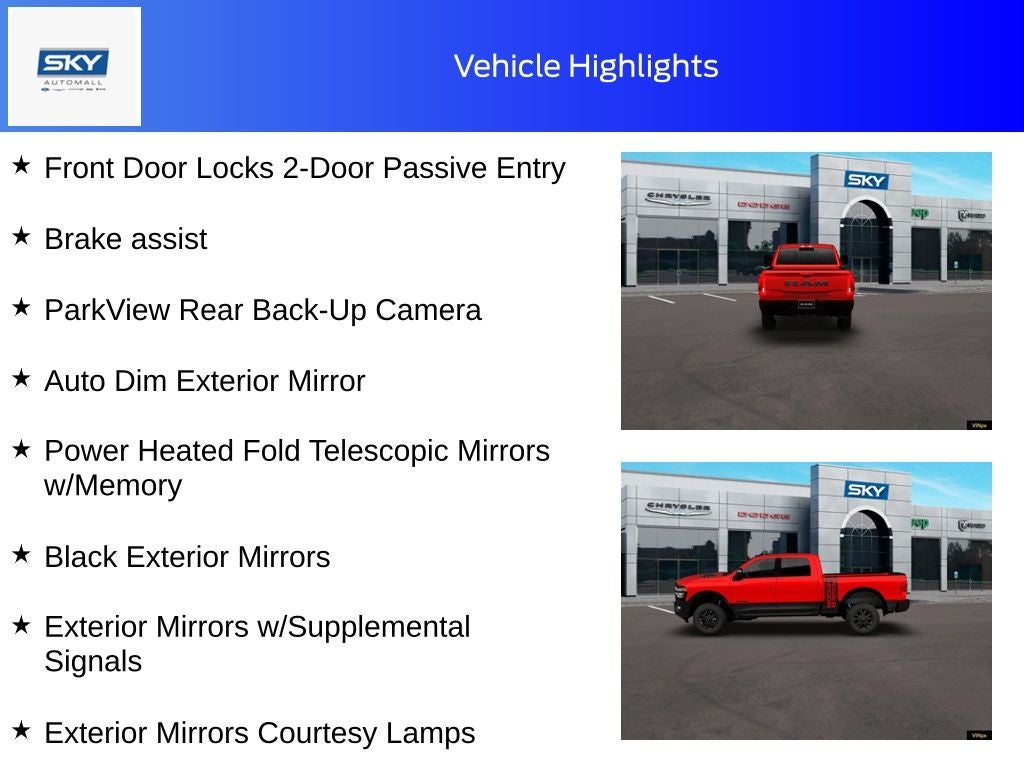 2026 RAM Ram 2500 RAM 2500 POWER WAGON CREW CAB 4X4 6'4' BOX