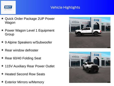 2026 RAM Ram 2500 RAM 2500 POWER WAGON CREW CAB 4X4 6'4' BOX