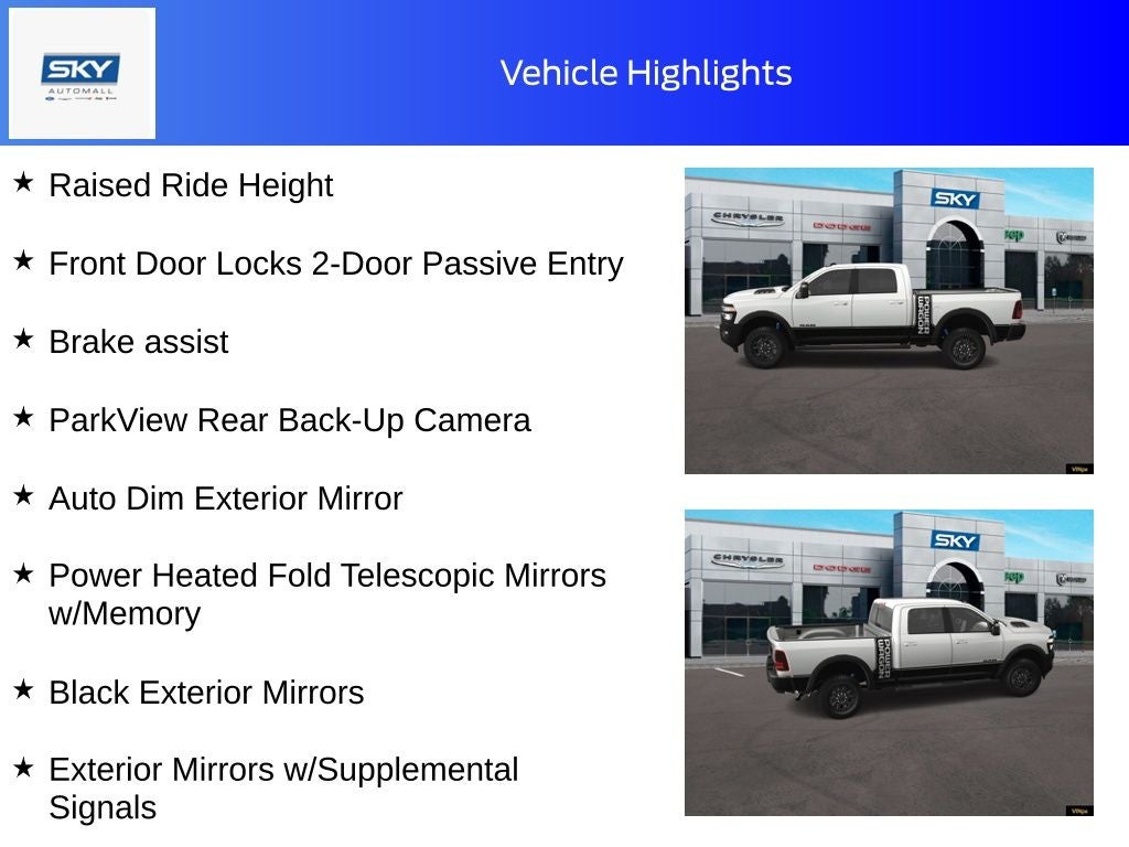 2025 RAM Ram 2500 RAM 2500 POWER WAGON CREW CAB 4X4 6'4' BOX