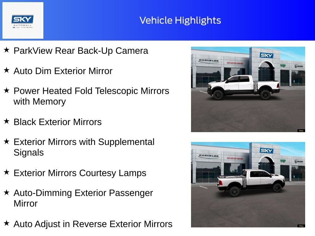 2026 RAM Ram 2500 RAM 2500 POWER WAGON CREW CAB 4X4 6'4' BOX