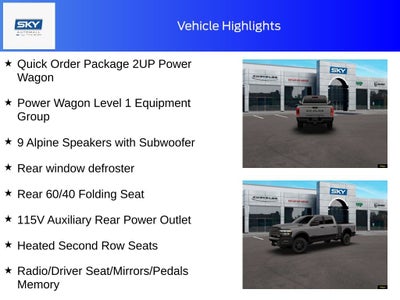 2026 RAM Ram 2500 RAM 2500 POWER WAGON CREW CAB 4X4 6'4' BOX