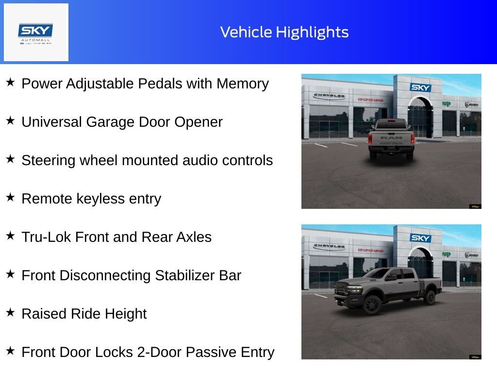 2026 RAM Ram 2500 RAM 2500 POWER WAGON CREW CAB 4X4 6'4' BOX