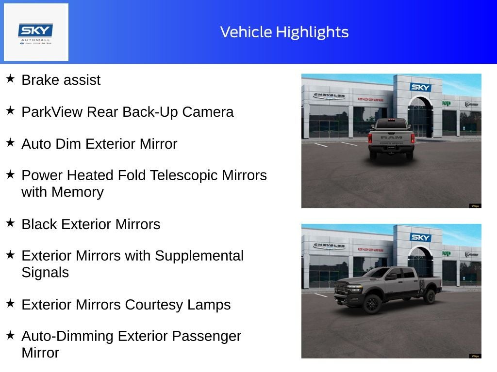 2026 RAM Ram 2500 RAM 2500 POWER WAGON CREW CAB 4X4 6'4' BOX