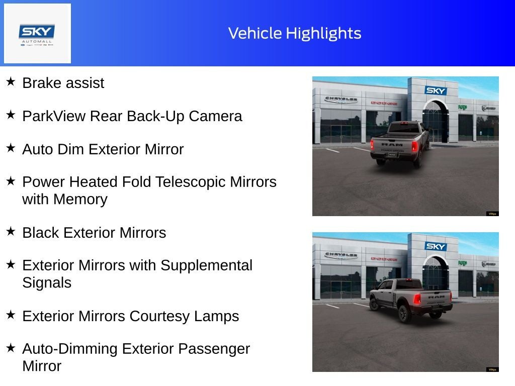 2026 RAM Ram 2500 RAM 2500 POWER WAGON CREW CAB 4X4 6'4' BOX