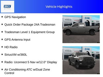 2025 RAM Ram 2500 RAM 2500 TRADESMAN CREW CAB 4X4 6'4' BOX