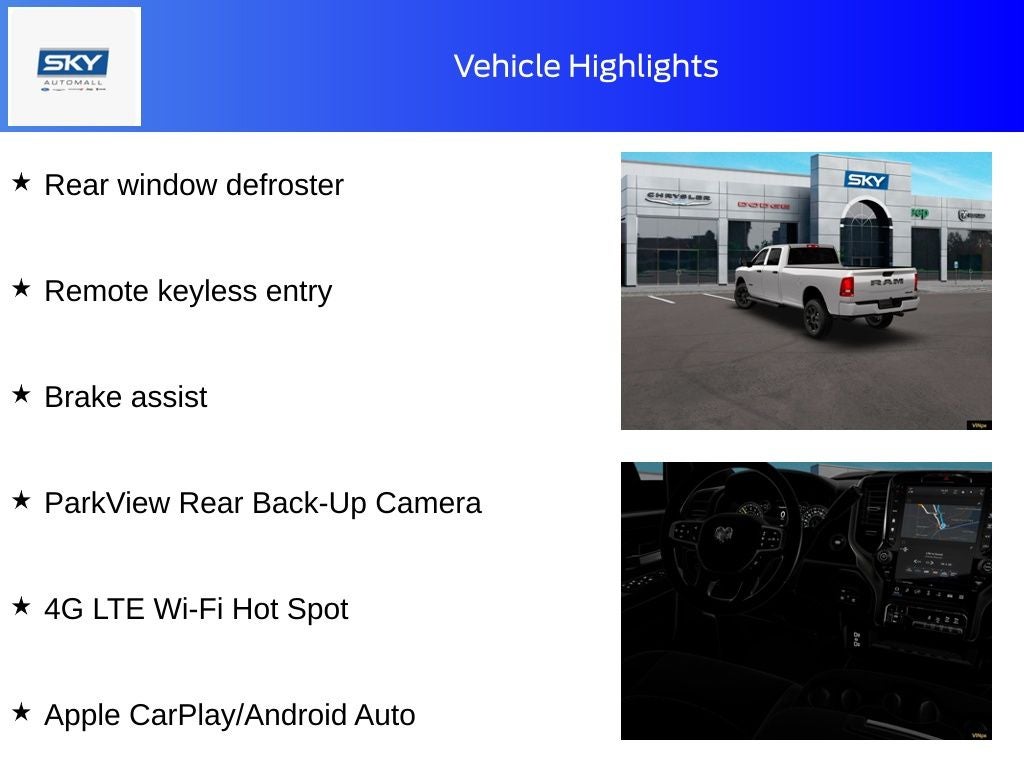 2026 RAM Ram 2500 RAM 2500 BLACK EXPRESS CREW CAB 4X4 8' BOX