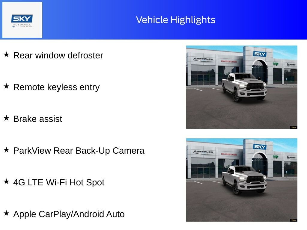 2026 RAM Ram 2500 RAM 2500 BLACK EXPRESS CREW CAB 4X4 8' BOX