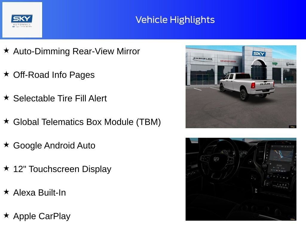 2026 RAM Ram 2500 RAM 2500 BLACK EXPRESS CREW CAB 4X4 8' BOX