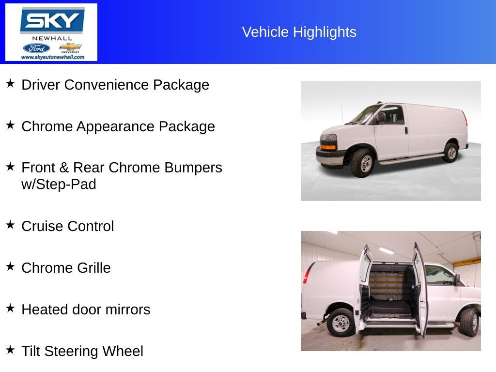 2024 GMC Savana 2500 Work Van