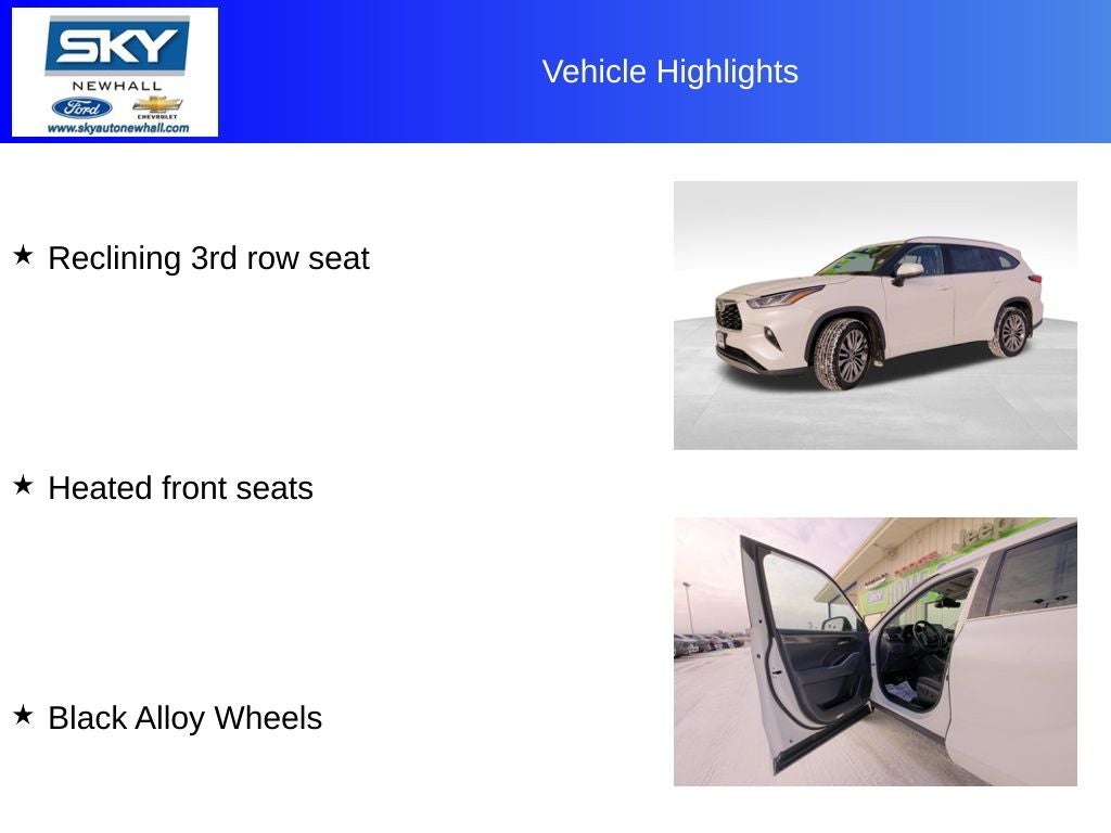 2021 Toyota Highlander Platinum